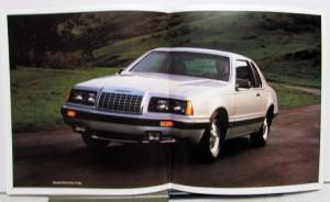 1983 Ford Thunderbird Heritage Turbo Coupe Specifications Sales Brochure