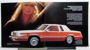 1980 Ford Thunderbird Town Landau Specifications Sales Brochure REVISED