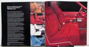 1980 Ford Thunderbird Town Landau Specifications Sales Brochure REVISED