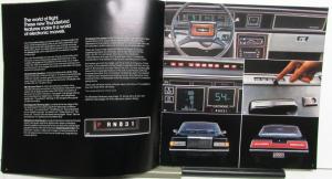 1980 Ford Thunderbird Town Landau Specifications Sales Brochure