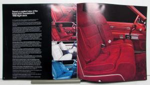 1980 Ford Thunderbird Town Landau Specifications Sales Brochure