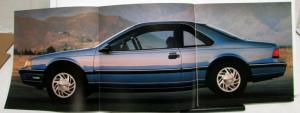 1989 Ford Presents The Thunderbird Launch Sales Brochure Dealer Letter