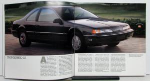 1989 Ford Presents The Thunderbird Launch Sales Brochure Dealer Letter