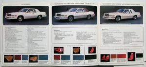 1980 Ford Thunderbird Town Landau Specifications Sales Tri-Folder