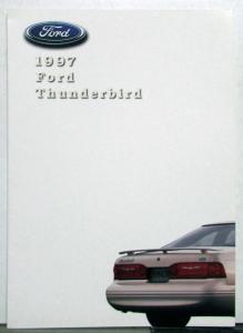 1997 Ford Thunderbird Standard Features Sales Brochure