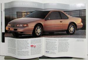 1995 Ford Thunderbird LX Super Coupe Features Specs Sales Brochure