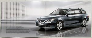 2008 BMW 5 Series Saloon and 5 Series Touring Small Sales Brochure