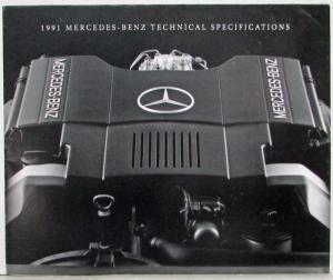 1991-1992 Mercedes-Benz Media Information Press Kit