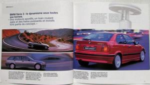 1999 BMW Fascination Sales Brochure - French Text