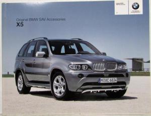 2003 BMW X5 SAV Accessories Sales Brochure