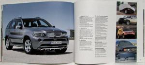 2003 BMW X5 SAV Accessories Sales Brochure