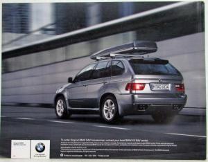 2003 BMW X5 SAV Accessories Sales Brochure