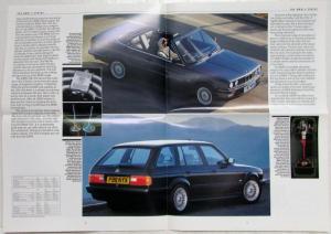 1988 BMW Car Range Oversized Sales Brochure - Sheer Driving Pleasure