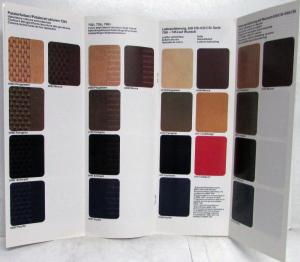 1980 BMW Color and Upholstery - Farben Polster Folder - Multi-language