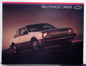 1983 Chevrolet Cavalier CS Hatchback Sedan Wagon Sales Brochure