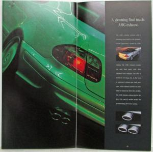 1998 Mercedes-Benz AMG Accessories - Sportswear for your Mercedes Sales Brochure