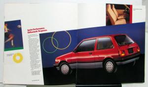 1986 Chevrolet Sprint Plus Coupe Sedan Features Sales Brochure