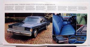 1976 Dodge Monaco Hardtops Sedans Wagons Features Sales Brochure