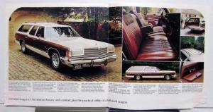 1976 Dodge Monaco Hardtops Sedans Wagons Features Sales Brochure