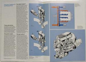 1982 Mercedes-Benz Propulsion Systems for the Research Car Promotional Brochure