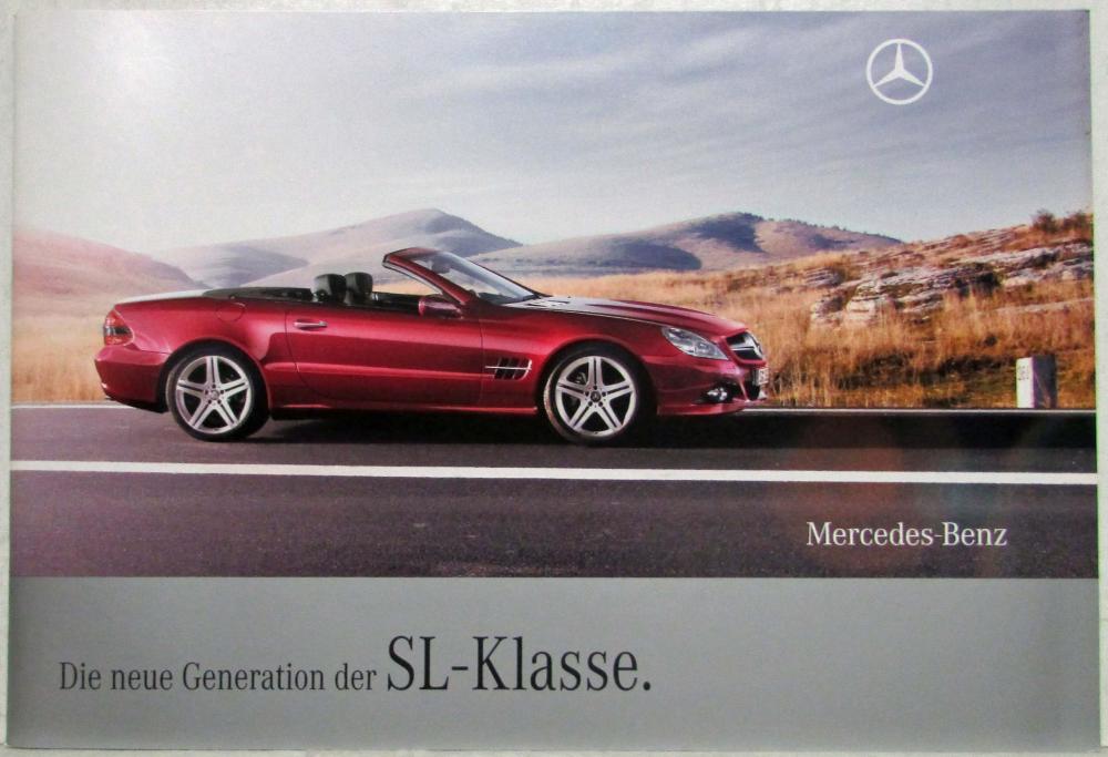 2008 Mercedes-Benz SL-Class Sales Brochure - German Text