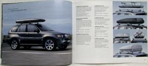 2006 BMW X5 Series Accessories Sales Brochure