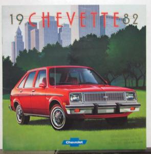 1982 Chevrolet Chevette Scooter Hatchback Options Specifications Sales Brochure