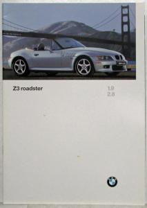 1997 BMW Z3 Roadster Sales Brochure