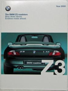 2000 BMW Z3 Series Roadster Sales Brochure