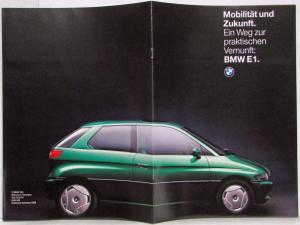 1993 BMW Ideas That Move Media Information Press Kit - German Text