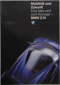 1993 BMW Ideas That Move Media Information Press Kit - German Text