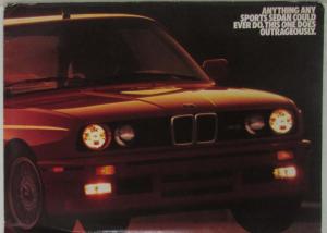 1986 BMW M3 Sales Folder