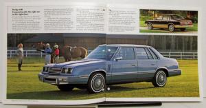 1983 Dodge 600 ES Series Options Interior Exterior Sales Brochure