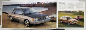 1983 Dodge Aries SE Custom Wagon Exterior Interior Sales Brochure