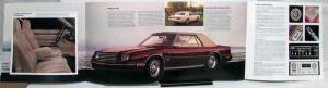 1983 Dodge Mirada Options Interior Exterior Sales Brochure