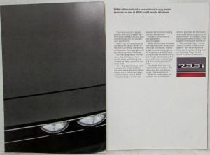 1978 BMW 733i Prestige Sales Brochure 2/1978