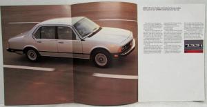 1978 BMW 733i Prestige Sales Brochure 2/1978