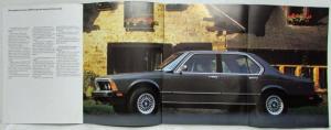 1978 BMW 733i Prestige Sales Brochure 2/1978