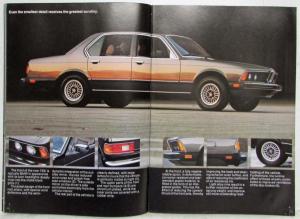 1978 BMW 733i Prestige Sales Brochure 2/1978