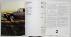 1978 BMW 733i Prestige Sales Brochure 2/1978