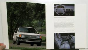 1990 Dodge Omni Interior Exterior Features Sales Tri-Folder