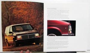 1990 Dodge Grand Caravan SE LE Options Interior Exterior Sales Brochure