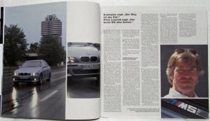 1998 BMW M5 Sedan Oversized Sales Brochure - German Text