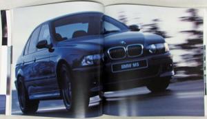 1998 BMW M5 Sedan Oversized Sales Brochure - German Text