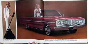 1966 Dodge Coronet 440 500 Oversized Sales Brochure Color Original 383