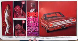 1966 Dodge Coronet 440 500 Oversized Sales Brochure Color Original 383