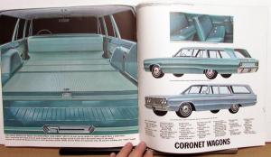 1966 Dodge Coronet 440 500 Oversized Sales Brochure Color Original 383