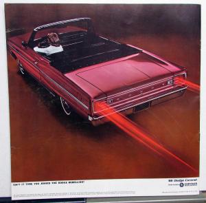 1966 Dodge Coronet 440 500 Oversized Sales Brochure Color Original 383