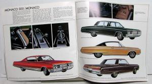 1967 Dodge Polara Monaco Sales Brochure Color Original Large