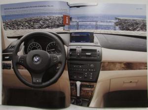 2009 BMW X3 Sports Activity Vehicle Prestige Sales Brochure